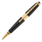 Cross Edge Rollerball Pen - Matte Black Lacquer Gold Trim