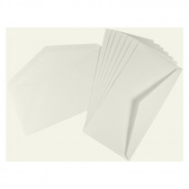Crown Mill Classics DL Set of 15 Cards and Envelopes - White
