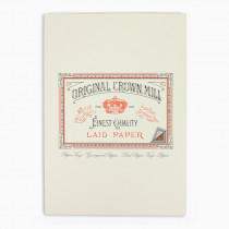 Crown Mill Classics A5 Paper Pad - 50 Sheets - Cream