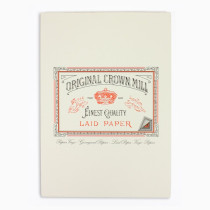 Crown Mill Classics A5 Paper Pad - 50 Sheets - Cream