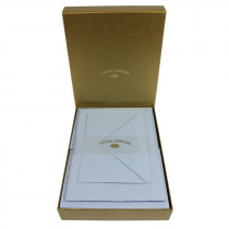 Crown Mill Golden Line C6 100gsm Set of 25 Sheets and Envelopes - Blue