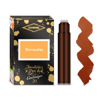 Diamine Ink Cartridge - Terracotta (Pack of 20)