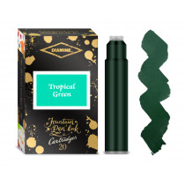 Diamine Ink Cartridge - Tropical Green (Pack of 20)
