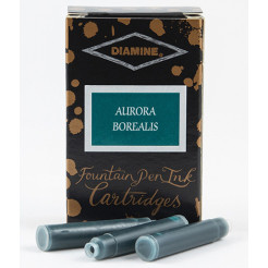 Diamine Ink Cartridge - Aurora Borealis (Pack of 18)