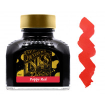Diamine Ink Bottle 80ml - Poppy Red