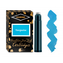 Diamine Ink Cartridge - Turquoise (Pack of 18)