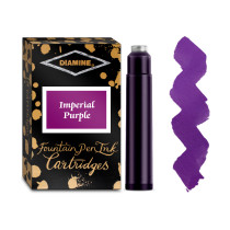 Diamine Ink Cartridge - Imperial Purple (Pack of 18)