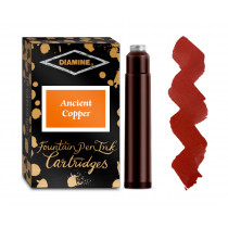 Diamine Ink Cartridge - Ancient Copper (Pack of 18)