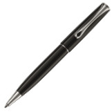 Diplomat Esteem Ballpoint Pen - Gloss Black Chrome Trim