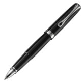 Diplomat Excellence A2 Rollerball Pen - Black Lacquer Chrome Trim