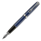 Diplomat Excellence A2 Fountain Pen - Midnight Blue Chrome Trim
