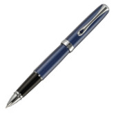 Diplomat Excellence A2 Rollerball Pen - Midnight Blue Chrome Trim