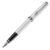 Diplomat Excellence A2 Fountain Pen - Pearl White Chrome Trim