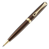 Diplomat Excellence A2 Ballpoint Pen - Marrakesh Brown Gold Trim