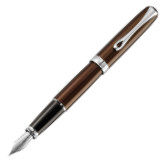 Diplomat Excellence A2 Fountain Pen - Marrakesh Brown Chrome Trim