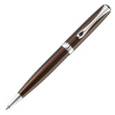 Diplomat Excellence A2 Ballpoint Pen - Marrakesh Brown Chrome Trim