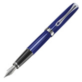 Diplomat Excellence A2 Fountain Pen - Skyline Blue Chrome Trim