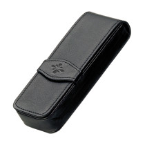 Diplomat Leather Pen Case - Triple