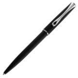 Diplomat Traveller Ballpoint Pen - Lapis Black Chrome Trim