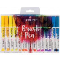 Ecoline Brush Pen Set - Assorted Colours (Pack of 30)