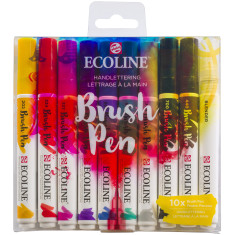 Ecoline Brush Pen Set - Handlettering (Pack of 10)