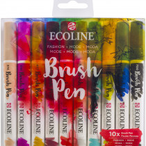 Ecoline Brush Pen Set - Fashion Colours (Pack of 10)