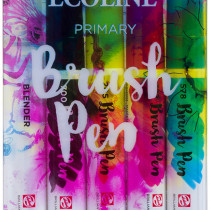 Ecoline Brush Pen Set - Primary Colours (Pack of 5)