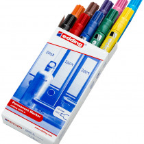 Edding 2000 Permanent Markers - Assorted Colours (Pack of 10)