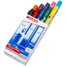 Edding 2000 Permanent Markers - Assorted Colours (Pack of 10)