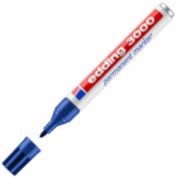 Edding 3000 Permanent Marker - Bullet Tip - Blue