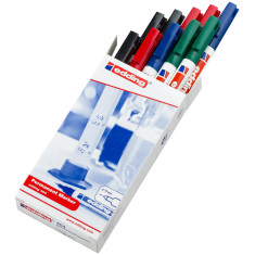 Edding 404 Permanent Markers - Assorted Colours (Pack of 10)