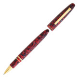 Esterbrook Estie Rollerball Pen - Scarlet Gold Trim