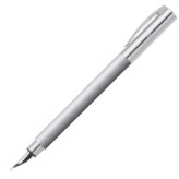 Faber-Castell Ambition Fountain Pen - Stainless Steel