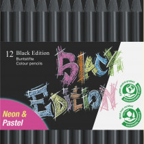 Faber-Castell Black Edition Colour Pencils - Neon + Pastel