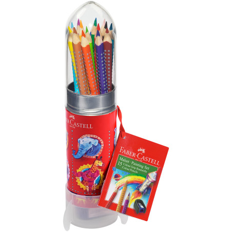 Faber-Castell Colour Grip Pencils - Rocket Gift Set