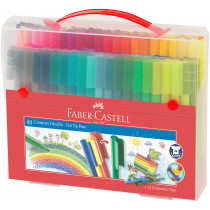 Faber-Castell Connector Fibre Tip Pens - Assorted Colours (Pack of 80)