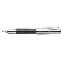 Faber-Castell e-motion Fountain Pen - Parquet Black