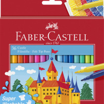 Faber-Castell Fibre-Tip Pen - Box of 36