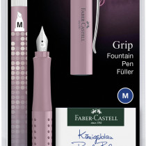 Faber-Castell Grip 2010 Fountain Pen Set - Pink