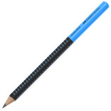 Faber-Castell Jumbo Grip Graphic Pencil- Two Tone Black/Blue