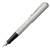 Faber-Castell Hexo Fountain Pen - Matte Silver