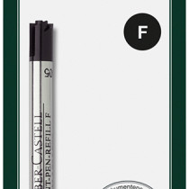 Faber-Castell Ballpoint Refill - Fine - Black (Blister Pack)