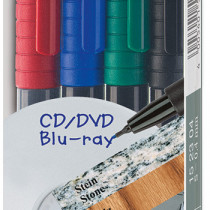 Faber-Castell Multimark Permanent Marker - Super Fine - Assorted Colours (Pack of 4)