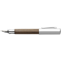 Faber-Castell Ondoro Fountain Pen - Smoked Oak Wood