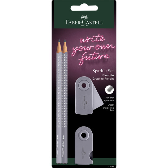 Faber-Castell Sparkle Pencil Set - Dapple Grey