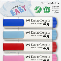 Faber-Castell Textile Marker - Baby Colours (Pack of 5)