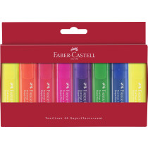 Faber-Castell Textliner 46 Highlighter - Wallet of 8