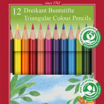 Faber-Castell Triangular Colour Pencil - Box of 12