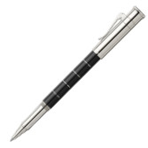 Graf von Faber-Castell Classic Anello Rollerball Pen - Black Platinum Trim