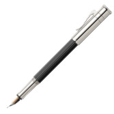 Graf von Faber-Castell Classic Fountain Pen - Ebony Platinum Plated